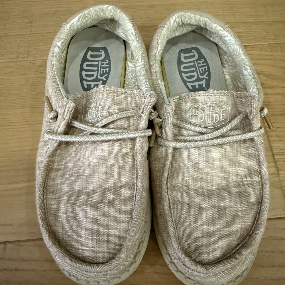 Hey Dude Kids' Tan Slip-On Loafers